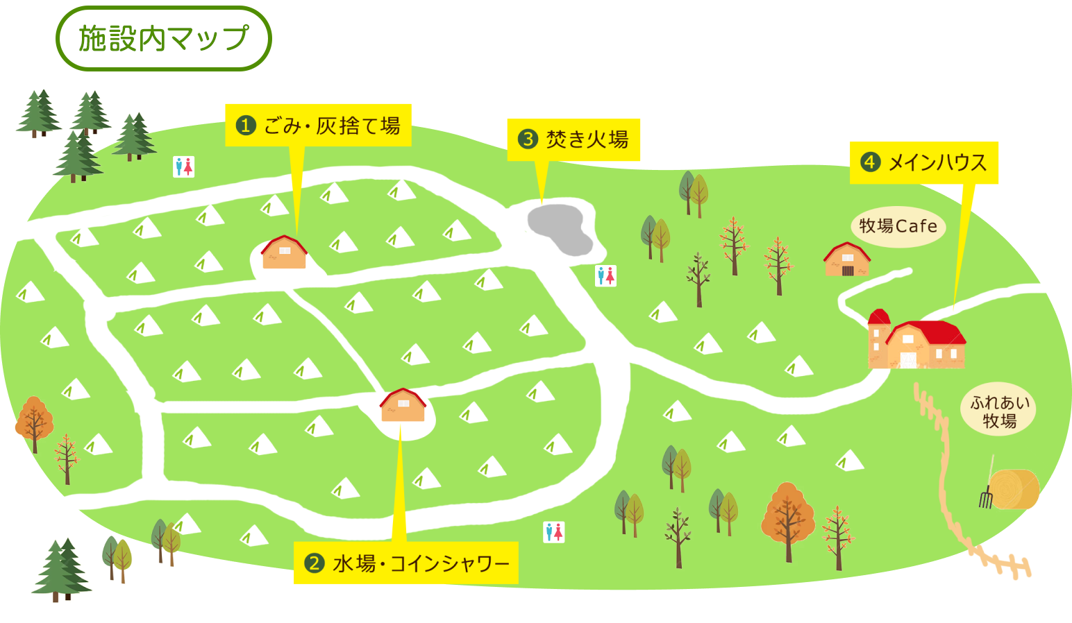 ジャンプ場内マップ